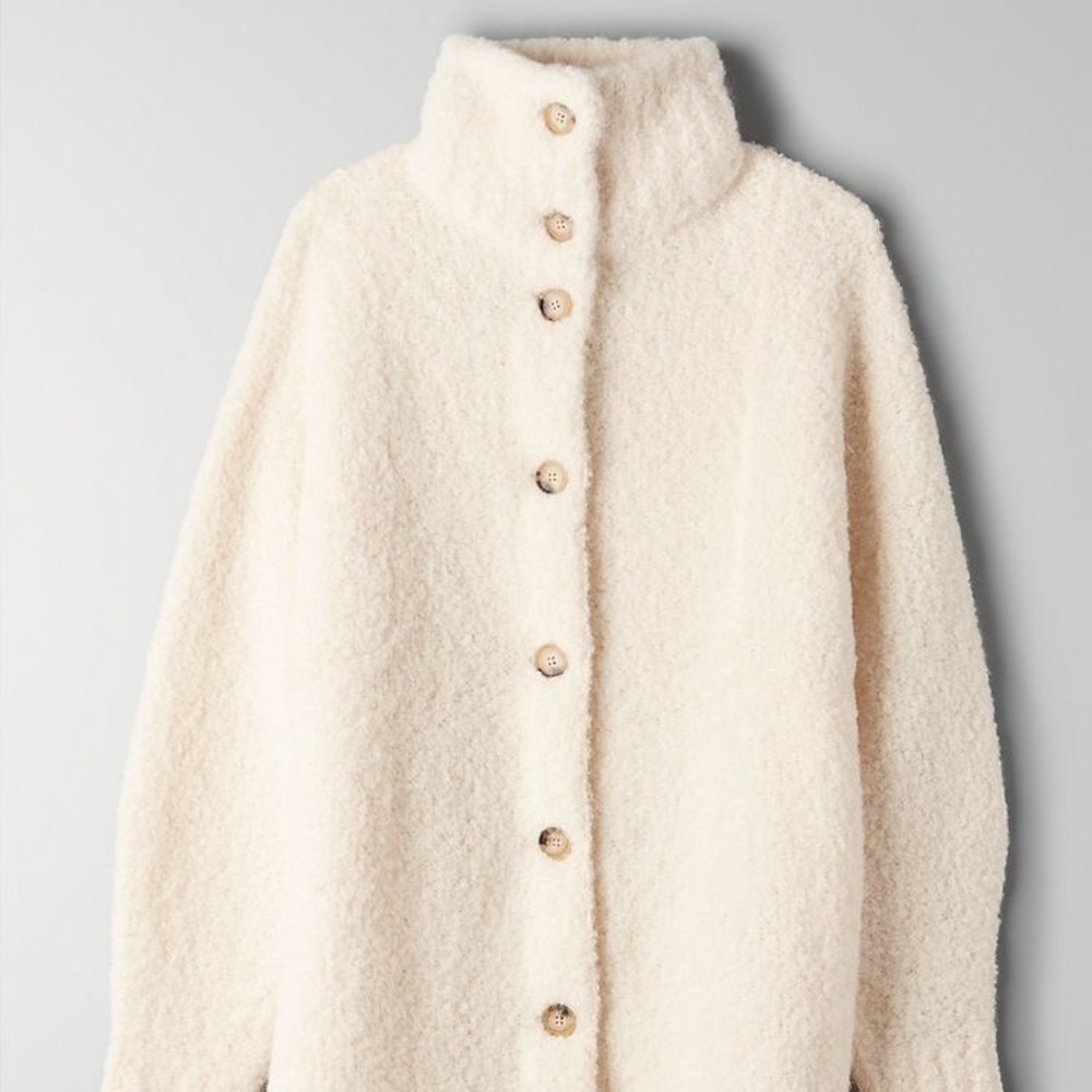 Wilfred Ivory Sweater Aritzia Alpaca/Nylon sz 2 - Picture 7 of 7